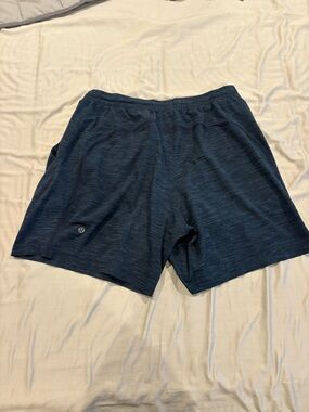 lululemon athletica Men's Dark Navy Heather Athletic Shorts